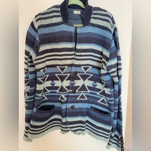 Sweater Size L three buttons on each sleeve. Tasha Polizzi